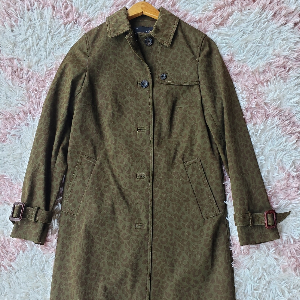 Zara Animal Print Coat